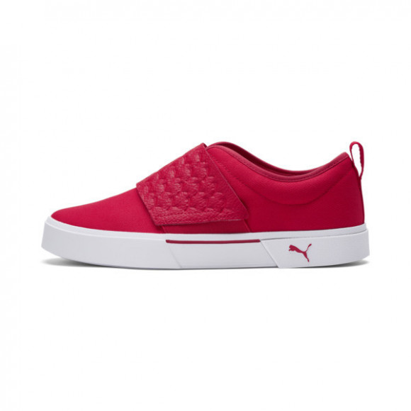 El Rey II Slip-On Logomania Sneakers in High Risk Red/White 387295_05