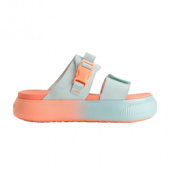 Puma Wmns Suede Mayu Slide 'Summer Camp - Nitro Blue Peach Pink' | Women's Size 7 - 387453-01