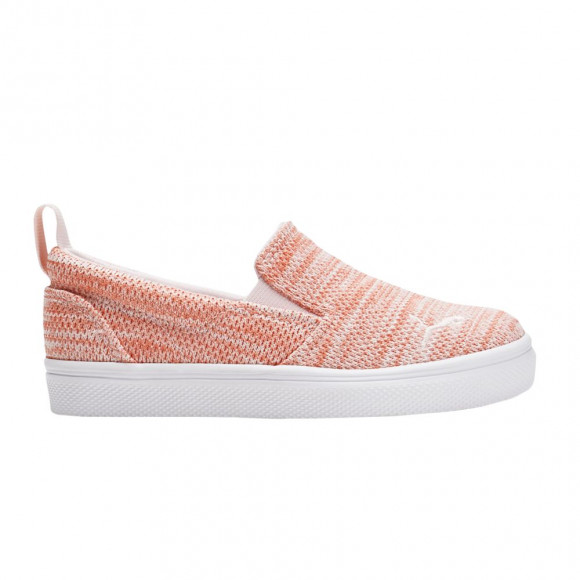 Puma Bari Slip-On Knit Little Kid 'Rosette' | Pink | Kid's Size 12.5 - 387496-01