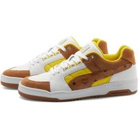 Puma x MCM Slipstream Low Sneakers in Bright White/Vibrant Yellow - 387665