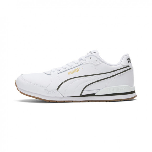 PUMA ST Runner v3 Bold Sneaker in White/Forest Night - 388128_05