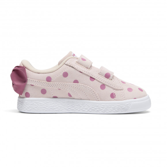 PUMA Suede LF Bow Graphic V PS Shoes in Pink - 388513_01