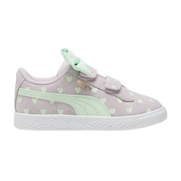 Puma Suede Classic Re-Bow Little Kid 'Hearts - Grape Mist' | Purple | Kid's Size 3.5 - 389614-06
