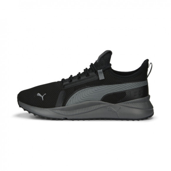 PUMA Pacer Future Street Knit Sneakers in Black/Cool Dark Grey - 391132_02