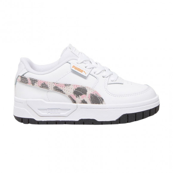 Puma Cali Dream Little Kid 'Animal Print - White Peach Smoothie' | Kid's Size 3.5 - 392000-03