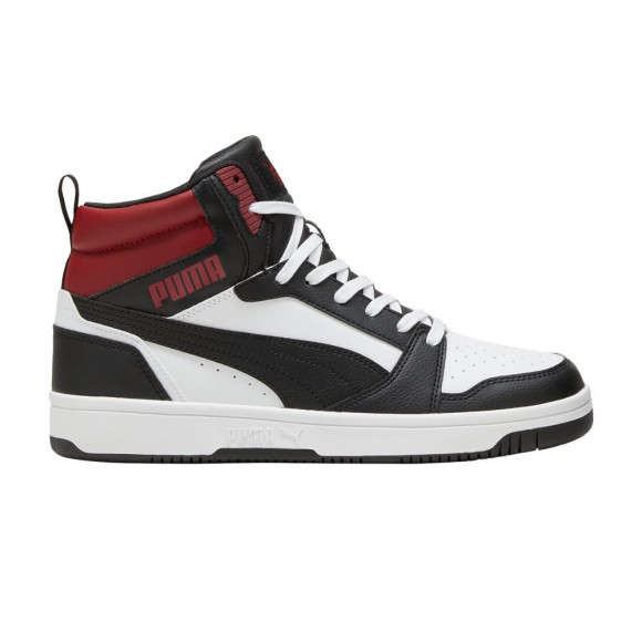 Puma Rebound Mid 'White Black Intense Red' | Men's Size 7 - 392326-24