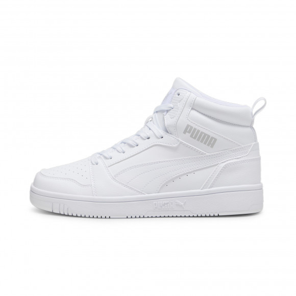 PUMA Rebound V6 Men's Mid Top Sneakers in White - 392326_15
