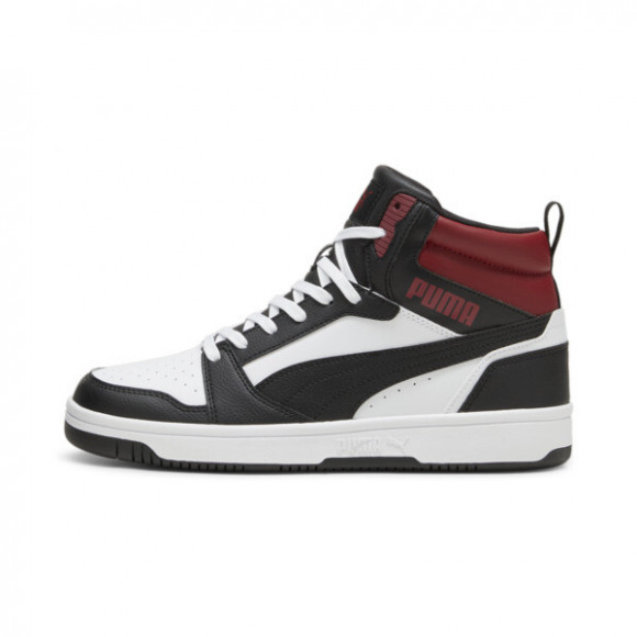PUMA Rebound Sneakers in White/Black/Intense Red - 392326_24