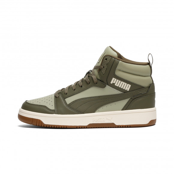 PUMA Rebound Sneakers in Lux Army/Loden Green/Alpine Snow - 392326_50