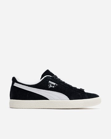 Puma Clyde Hairy Suede Black  - 393115-002