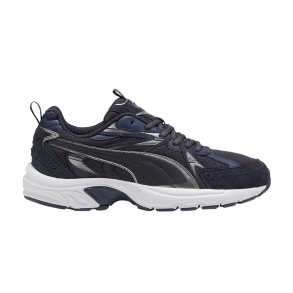 Puma Milenio Tech Suede 'New Navy Aged Silver' | Blue | Men's Size 11 - 393489-14