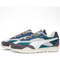 Puma Men's Blacktop Rider Sneakers in Ash Grey/Malachite