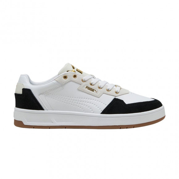 Puma Court Classic Lux SD 'White Black' | Men's Size 10.5 - 395087-09
