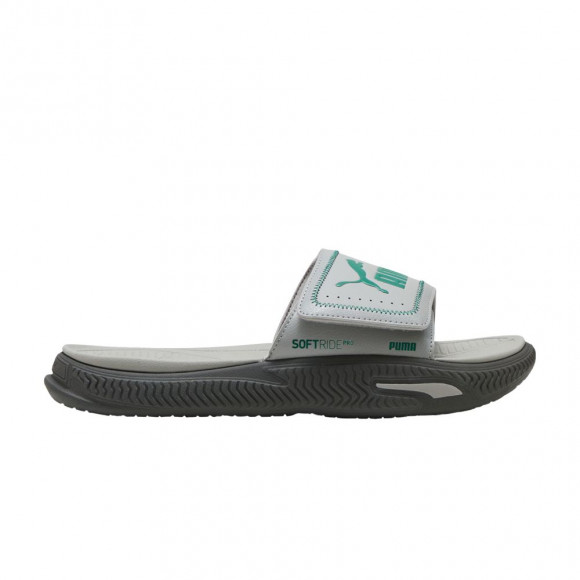 Puma Softride Pro 24 V Slide 'Grey Echo Wild Green' | Men's Size 9 - 395431-14