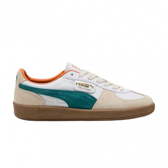 Puma Palermo Leather 'White Emerald Ice Gum' | Men's Size 7 - 396464-26