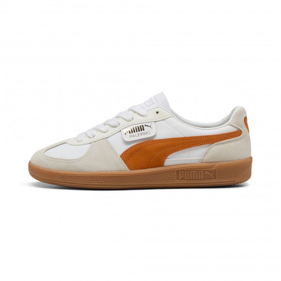 PUMA Palermo Leather Sneakers in White - 396464_16