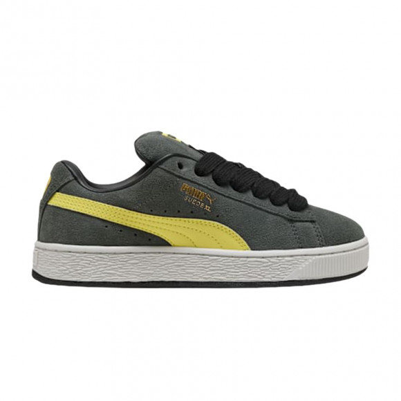 Puma Suede Xl GS 'Shadow Gray Lemon Meringue' | Green | Kid's Size 4 - 396577-55