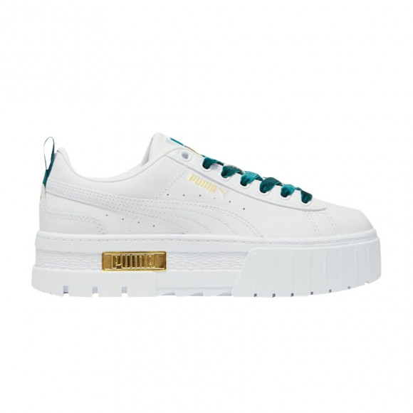 Puma Wmns Mayze Heritage Velvet 'White Malachite' | Women's Size 9 - 397113-01