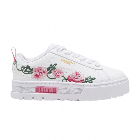 Puma Mayze Little Kid 'Floral Embroidery' | White | Kid's Size 13 - 397283-01