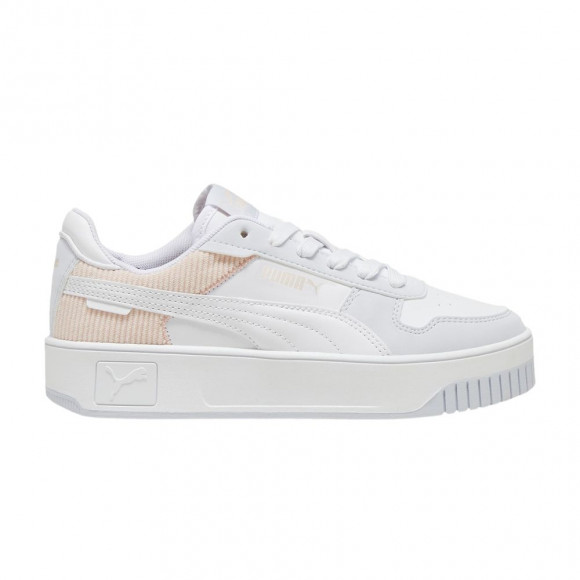 Puma Carina Street Corduroy Big Kid 'Silver Mist Island Pink' | White | Kid's Size 5 - 398740-01