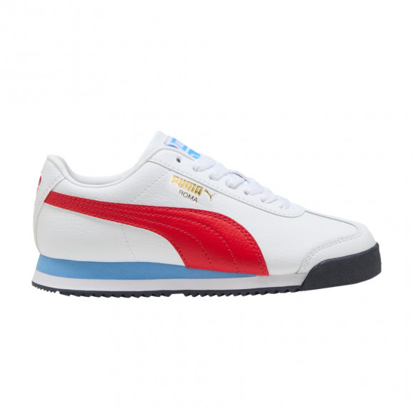 Puma Roma 24 Standard Big Kid 'White Red Blue' | Kid's Size 7 - 399334-17