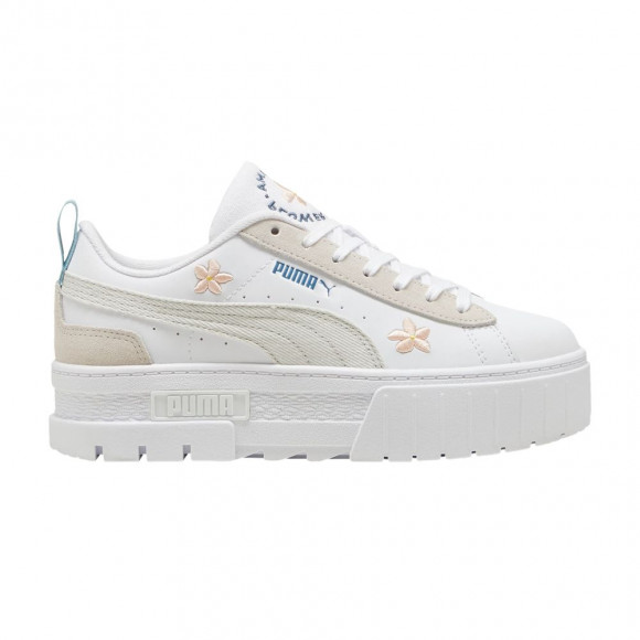 Puma Wmns Mayze 'Floral Embroidery - White Vapor Grey' | Women's Size 9.5 - 399674-02