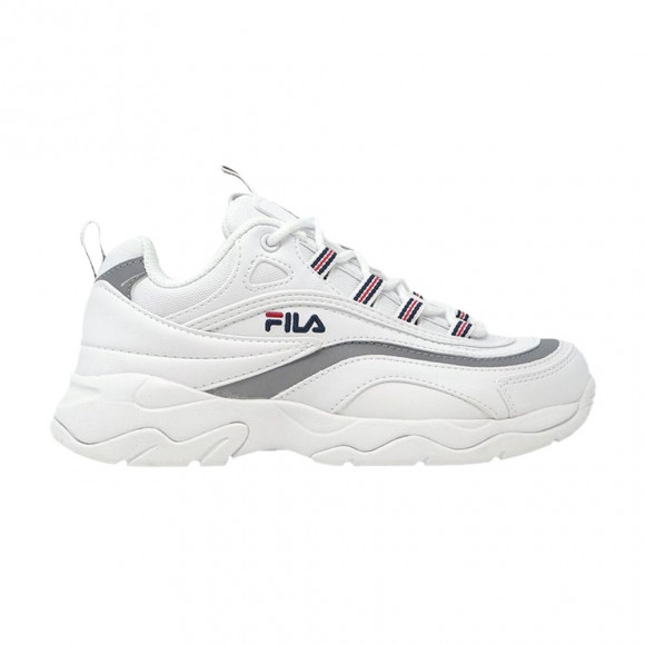 Fila Ray Big Kid 'White Metallic Silver' | Kid's Size 3.5 - 3RM00525-109