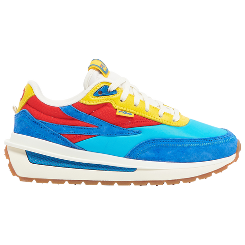 Fila Renno - Boys' Grade School Running Shoes - Blue / Red / Yellow - 3RM01515-431