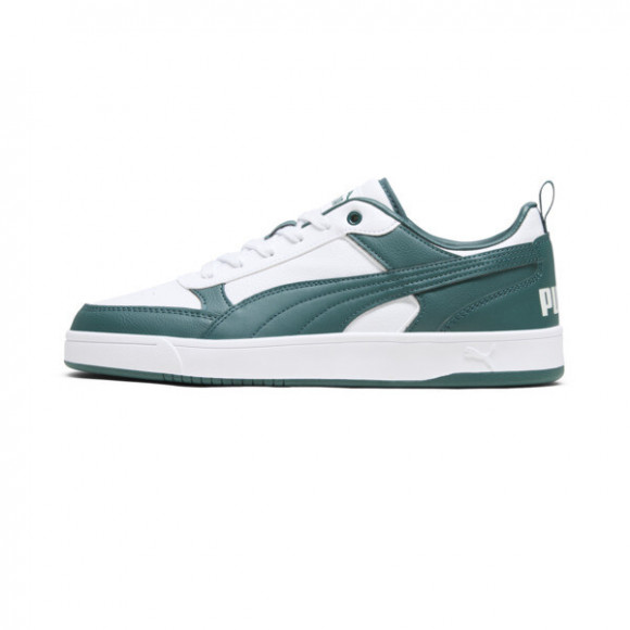 PUMA Dribble Sneakers in White/Malachite - 400326_07