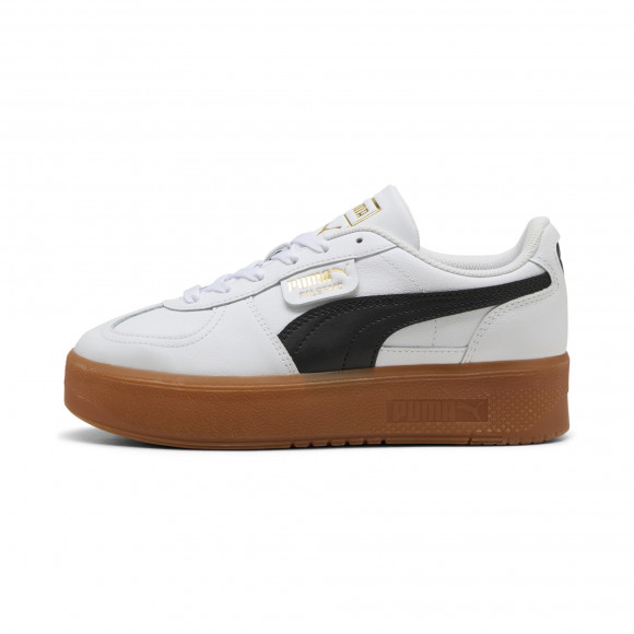 PUMA Palermo Elevata Lth Sneakers Women in White/Gum - 400461_02