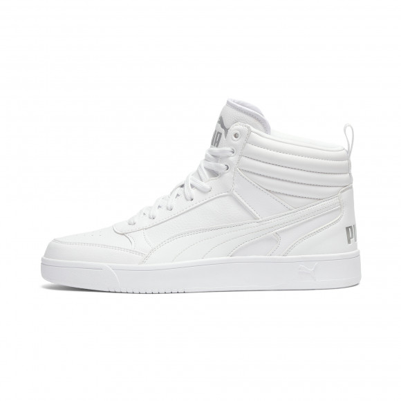 PUMA Dribble Mid Men's Sneakers in White/Silver/Cool Light Grey - 400980_08