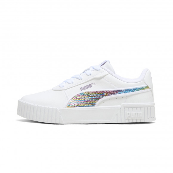 PUMA Carina 2.0 Sequins PS Shoes in White - 401184_01