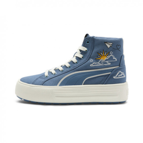 PUMA Kaia 2.0 Mid Novelty Women's Sneakers in Blue Horizon/Frosted Ivory/White - 401241_01
