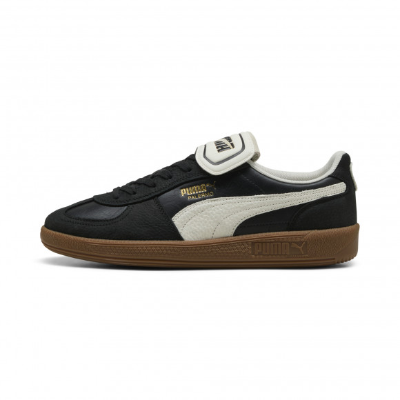 PUMA Palermo Premium Sneakers in Black/Warm White - 401744_02