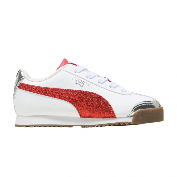 Puma Roma 24 Little Kid 'Holiday Glitz' | White | Kid's Size 13 - 401803-01