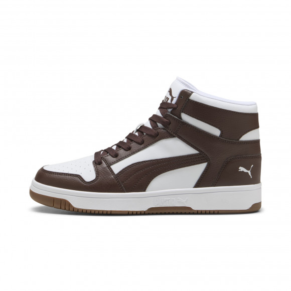 PUMA Rebound Layup RCL Mid-Top Sneakers in Brown - 401964_17