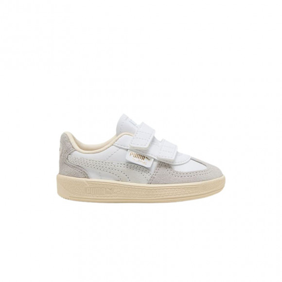 Puma Palermo Leather TD 'White Cool Light Gray Sugared Almond' | Infant Size 10 - 402004-02