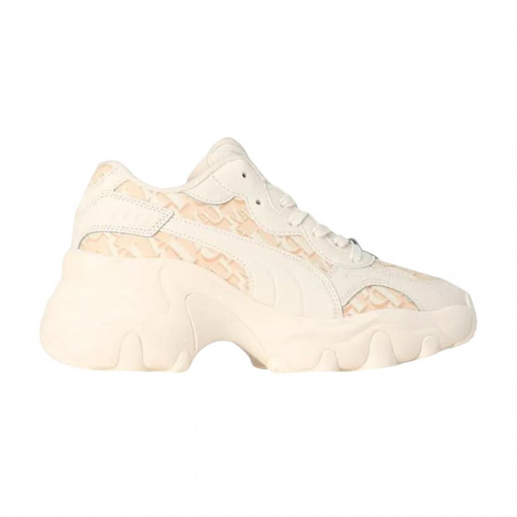 Puma Wmns Pulsar Wedge Monogram 'Ivory Light Sand' | White | Women's Size 6.5 - 402240-01