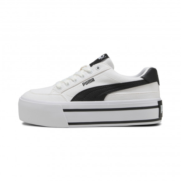 PUMA CortClassicVulcFSPlatform Sneakers Women in White/Black - 402329_01