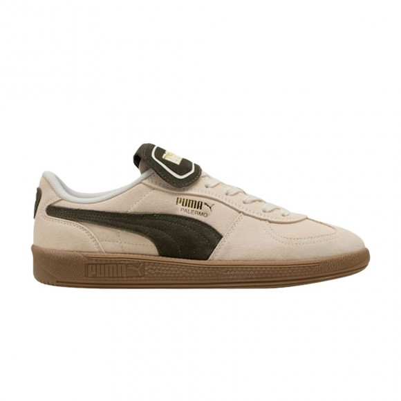 Puma Palermo Premium Suede 'Alpine Snow Dark Olive' | White | Men's Size 7 - 402350-04