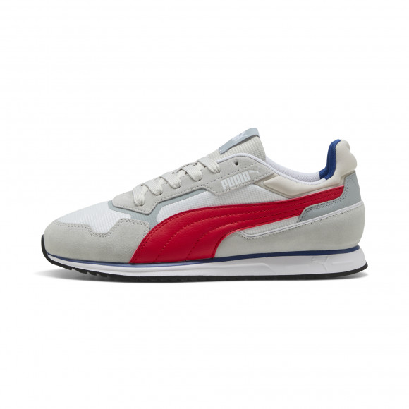 PUMA SOFTRIDE ST MILER Unisex Shoes in Cool Light Grey/For All Time Red/White - 402635_01