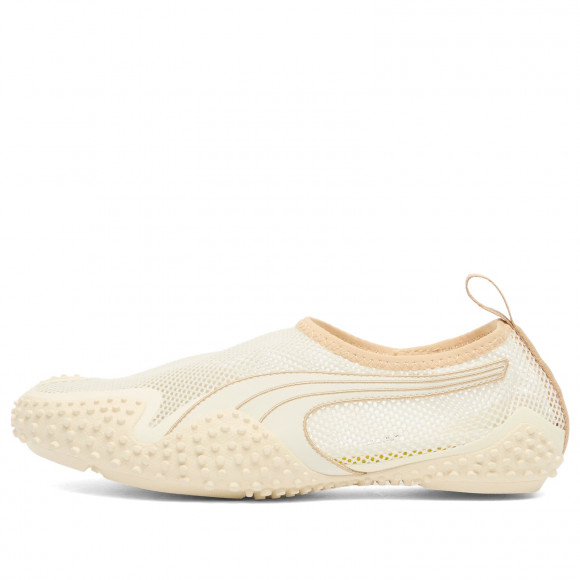 Puma Women's Mostro Flex Mesh Sneaker in Warm White/Light Sand - 403214-02