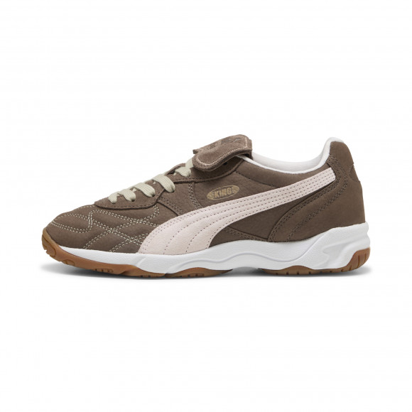 PUMA King Indoor Wine Club Wns Women Shoes in Flat Bronze/White - 403618_01