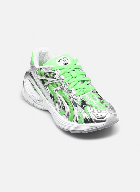 RIPNDIP x Puma Inverse 'Nermal - Silver Fluro Green Pes' | Men's Size 8.5 - 403649-01