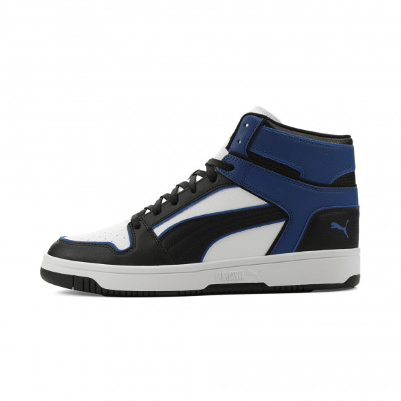 PUMA Rebound Layup Outlined Sneakers in White - 403921_02