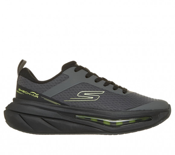 Skechers Boy's Skech-Air 5.0 - Quantex Sneaker in Gray/Lime - 404096L