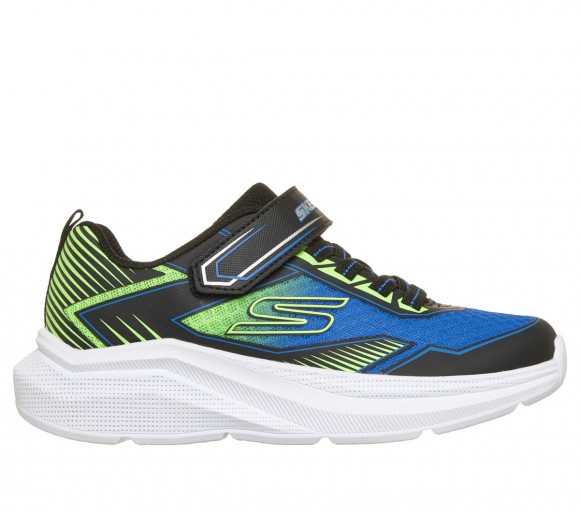 Skechers niño Microspec Velocity - Grid-Drift en Negro/Lima - 404127L