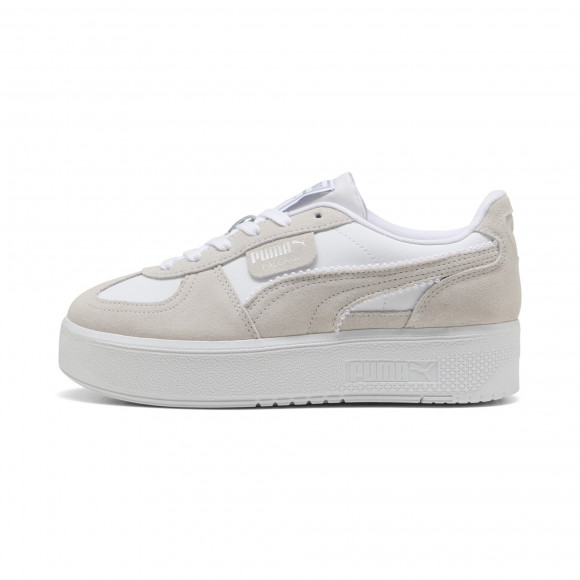 PUMA Palermo Elevata Winter Bliss Women's Platform Sneakers in White - 404360_01