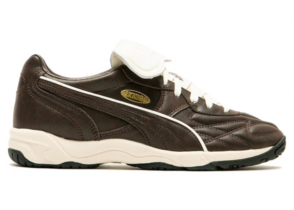 Puma King Indoor Premium Sneaker Dark Chocolate/Warm White - 404363-03