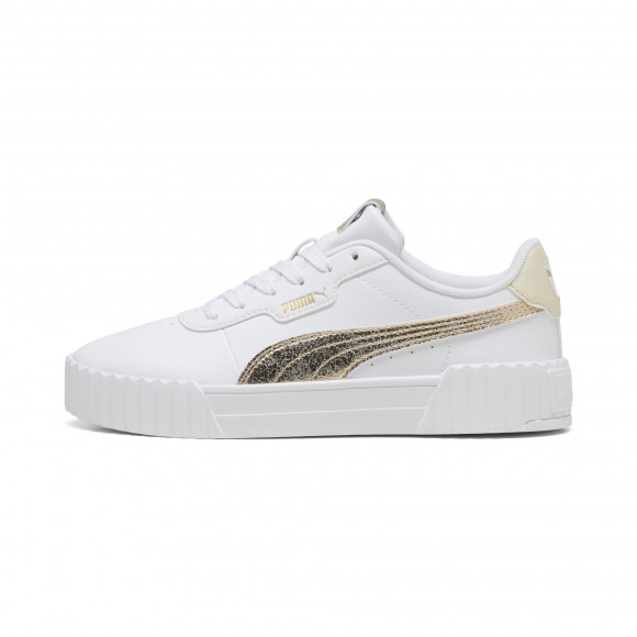 PUMA Carina 3.0 Metallic Whisper Women's Sneakers in White - 404511_02